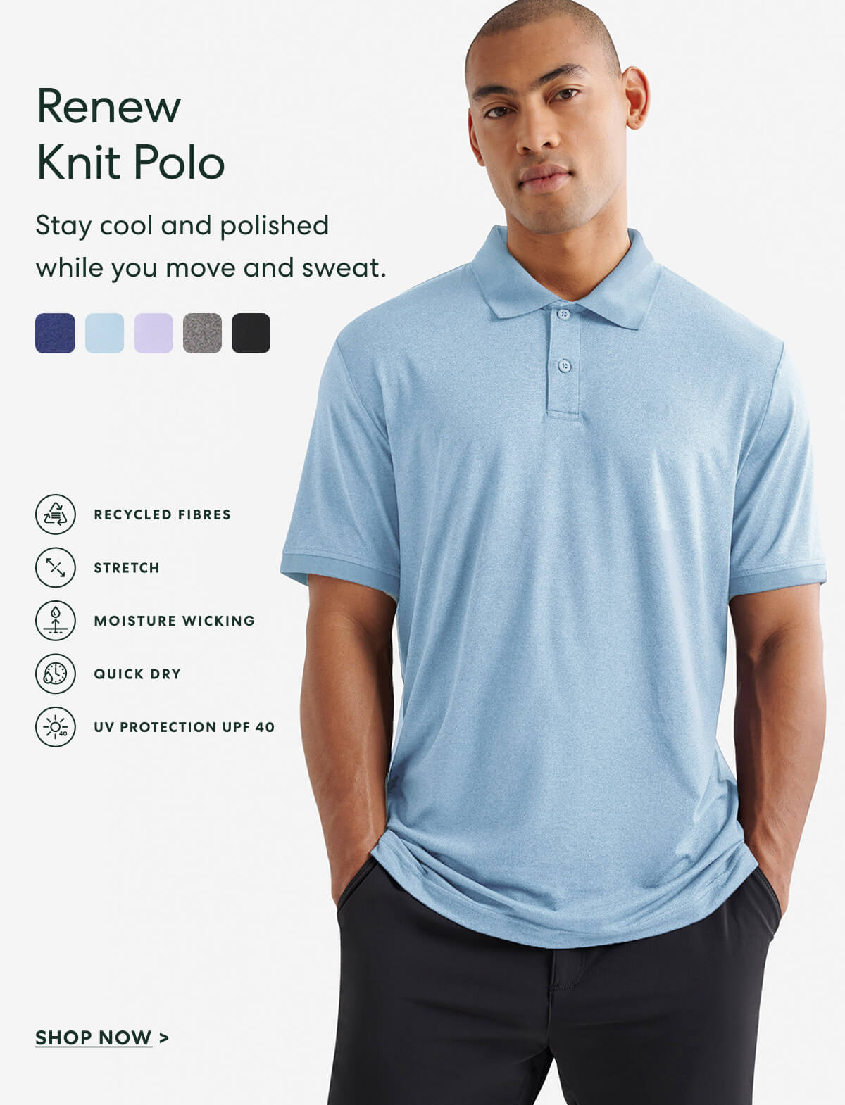 Renew Knit Polo