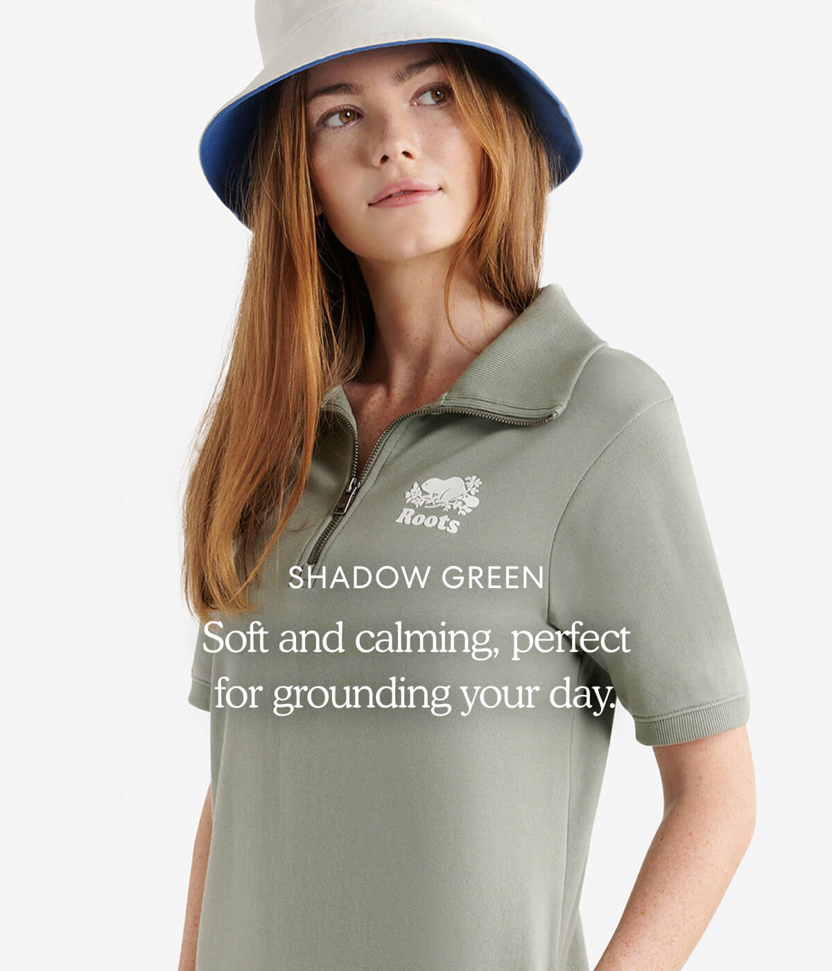 SHADOW GREEN. Soft and calming, perfect for grounding your day.