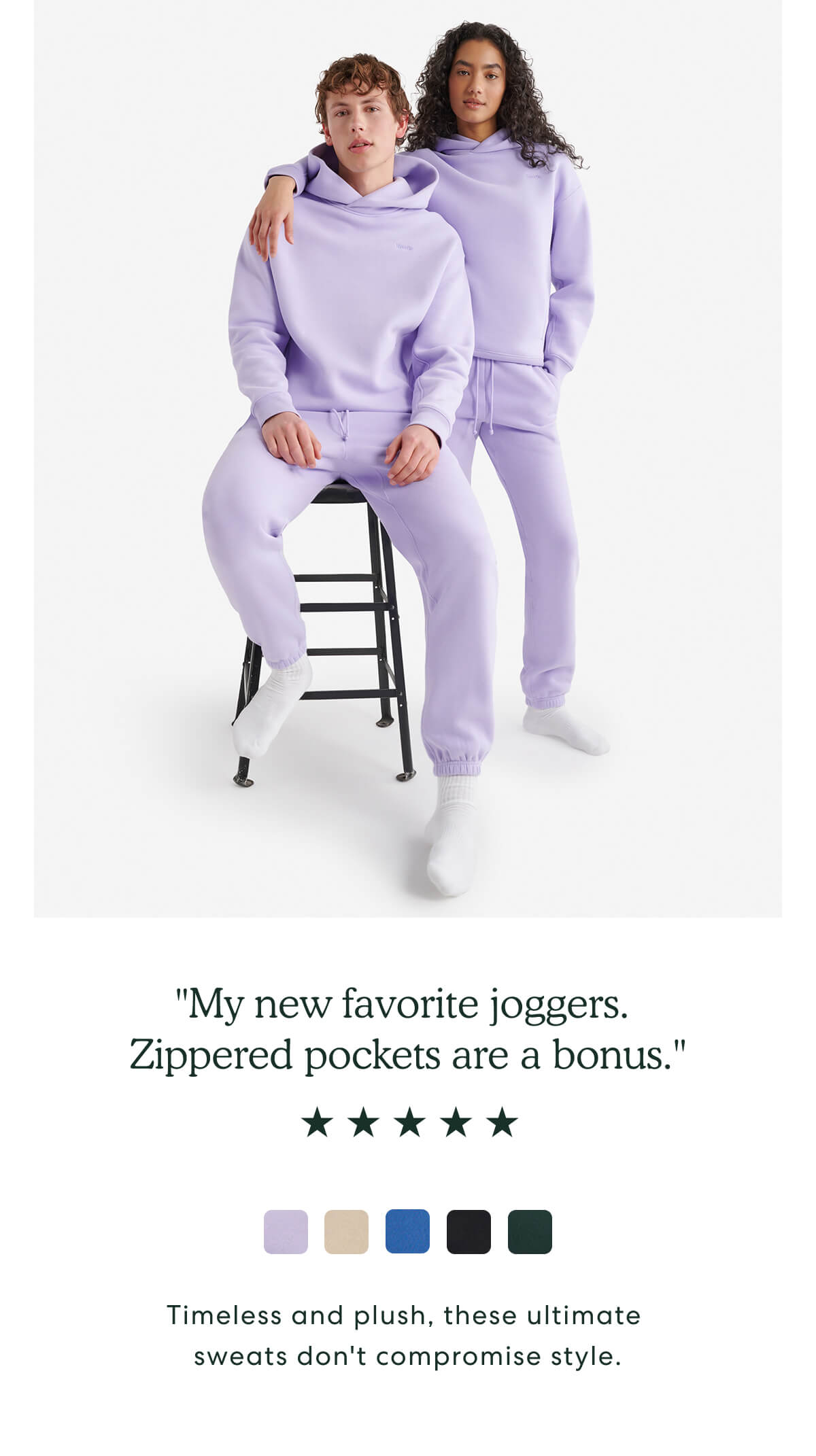 'My new favourite joggers. Zippered pockets are a bonus.