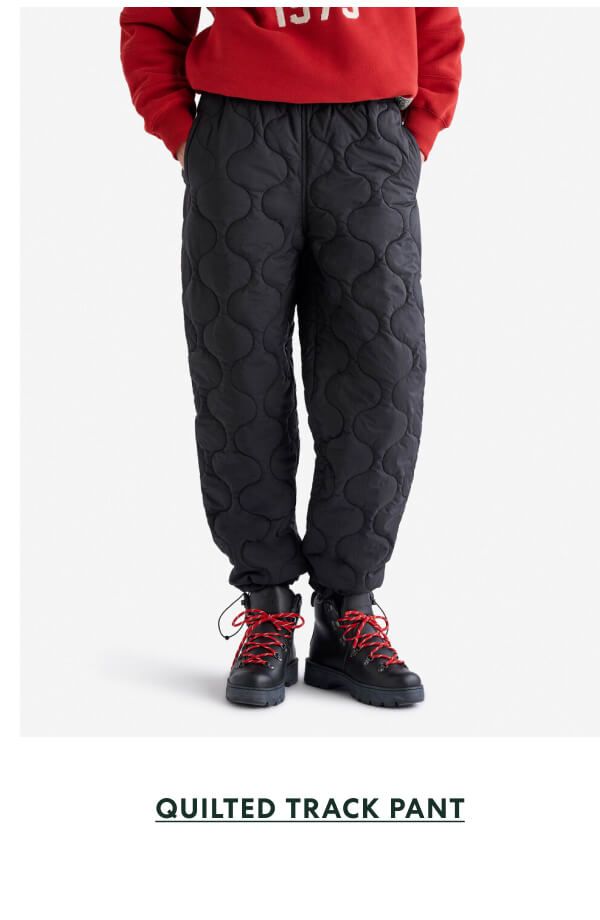 Quilted Track Pant