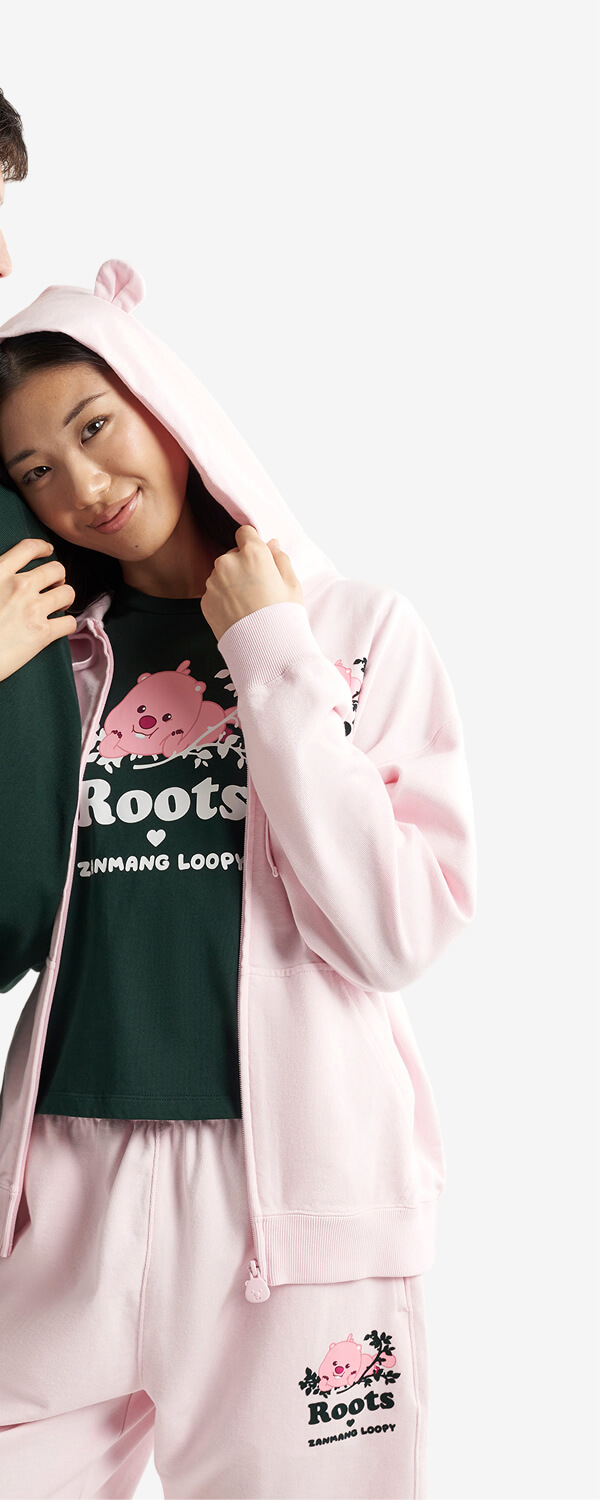 ROOTS X ZANMANG LOOPY FULL ZIP HOODIE