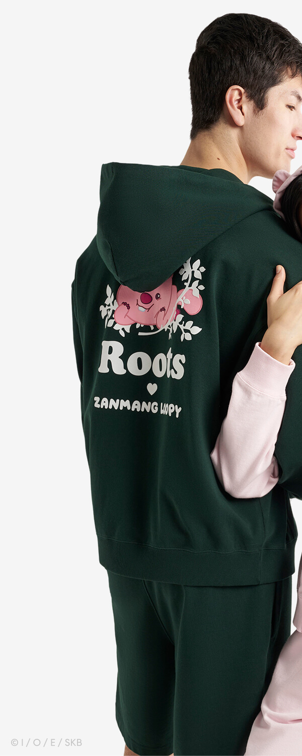 ROOTS X ZANMANG LOOPY FULL ZIP HOODIE