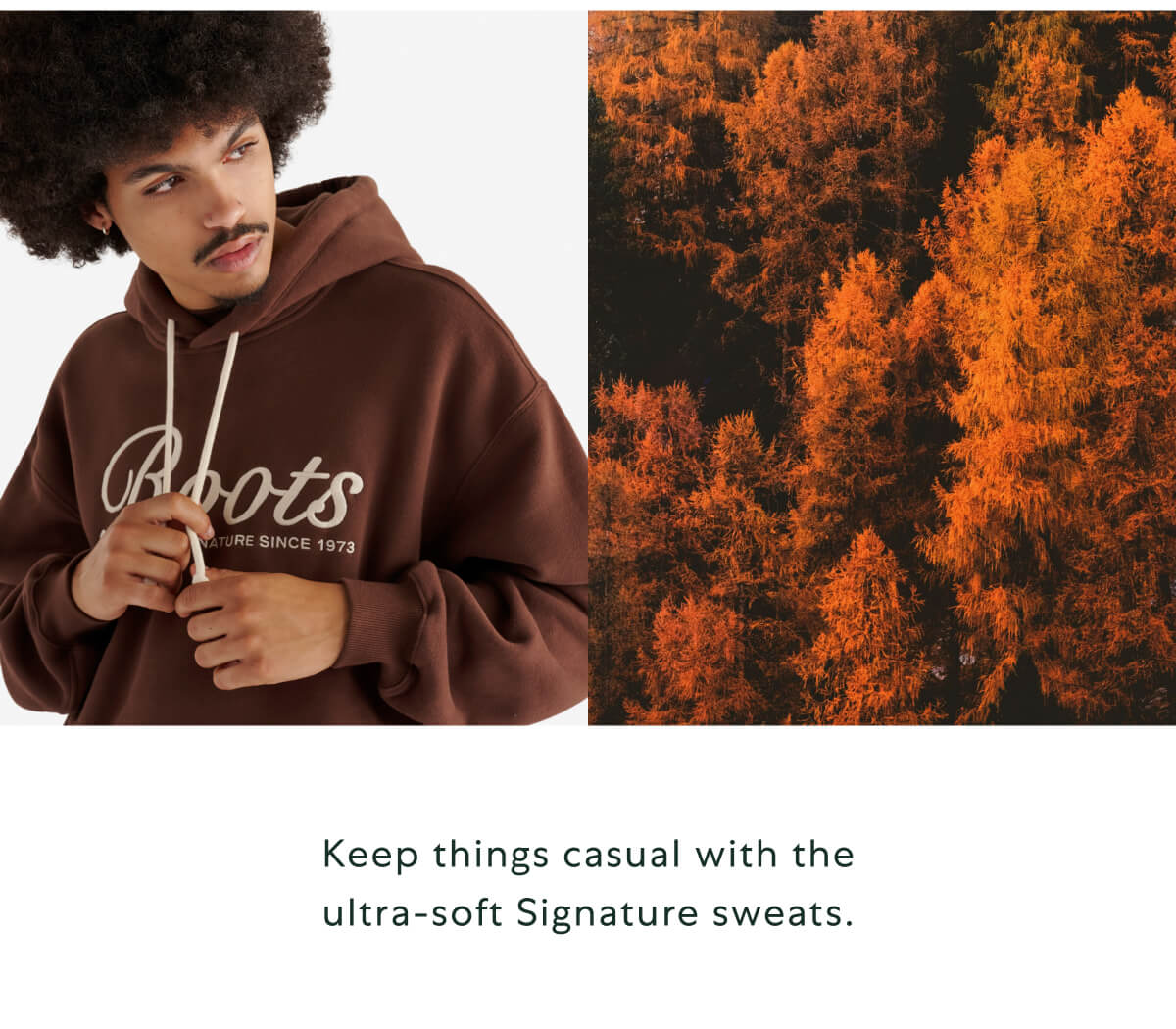 Keep things casual with the ultra-soft Signature sweats.