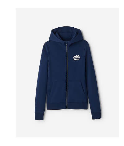 Organic Cooper Slim Full Zip Hoodie