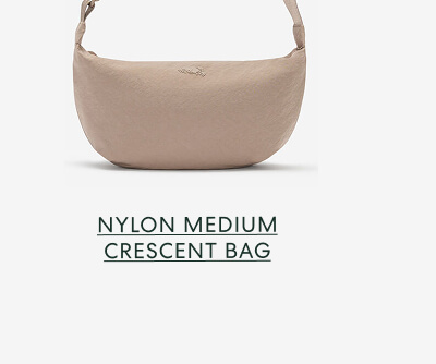 Nylon Medium Crescent Bag