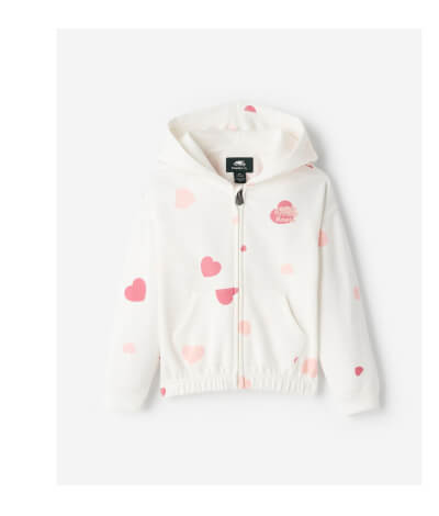 Toddler Cozy Love Bear Zip Hoodie