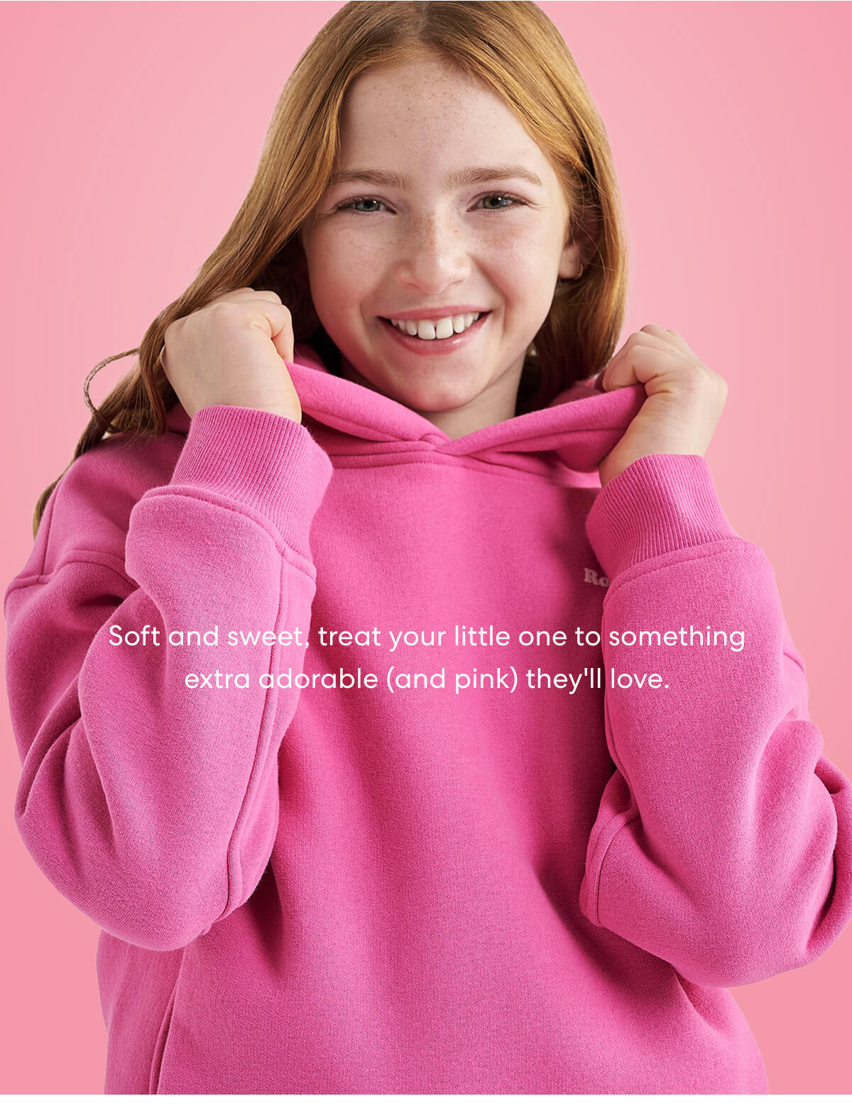 Soft and sweet, treat your little one to something extra adorable (and pink) they'll love.