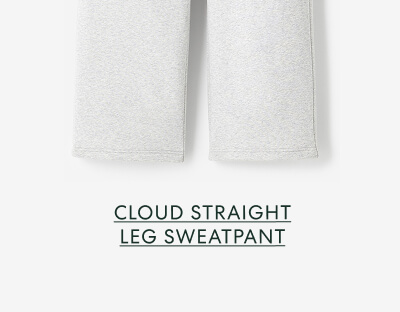 Cloud Straight Leg Sweatpant