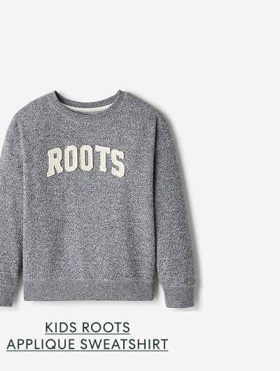 Kids Roots Applique Sweatshirt
