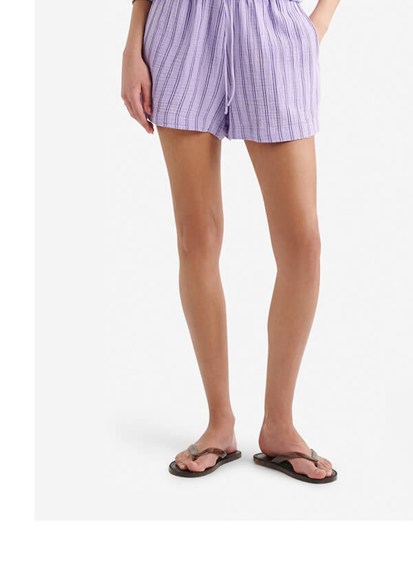 Isla Cotton Gauze Short 3 Inch