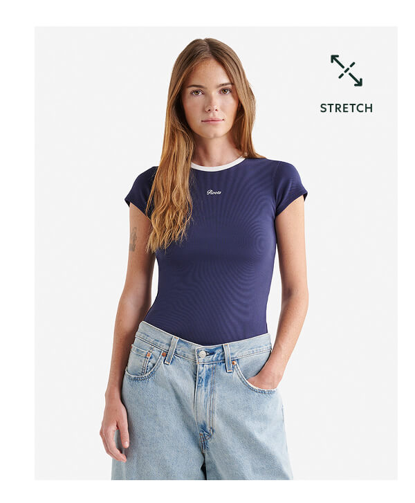 Roots Rib Short Sleeve T-Shirt