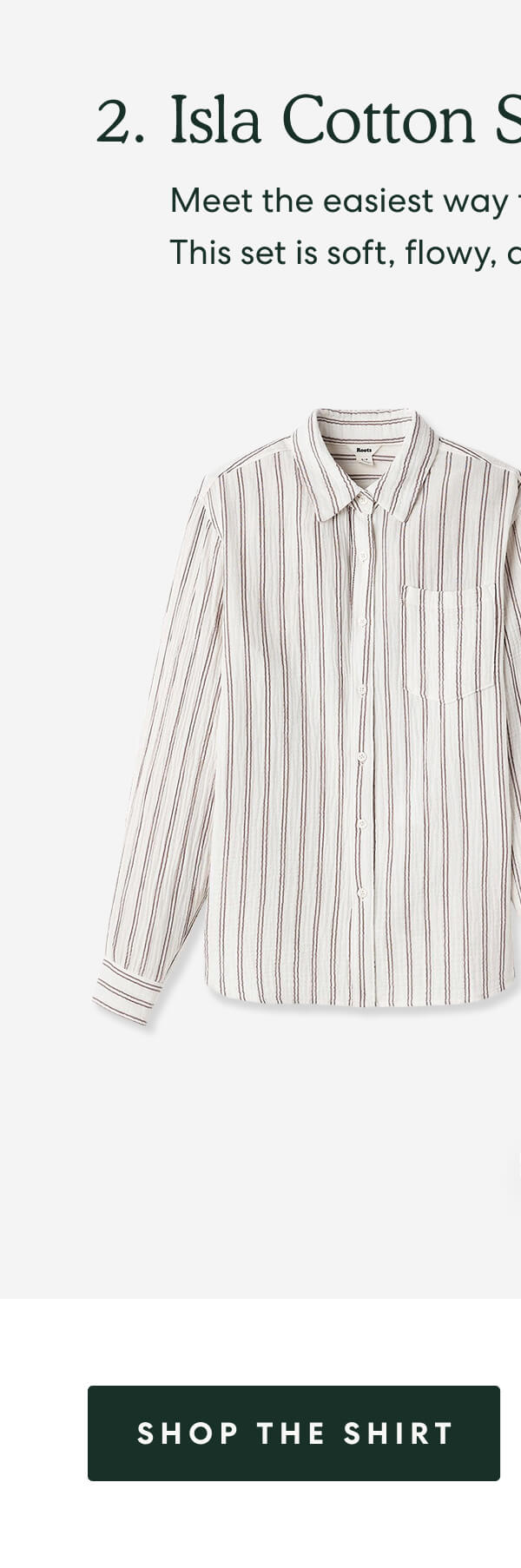 Isla Cotton Gauze Shirt