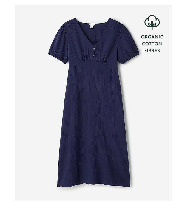 Isla Cotton Gauze Tea Dress
