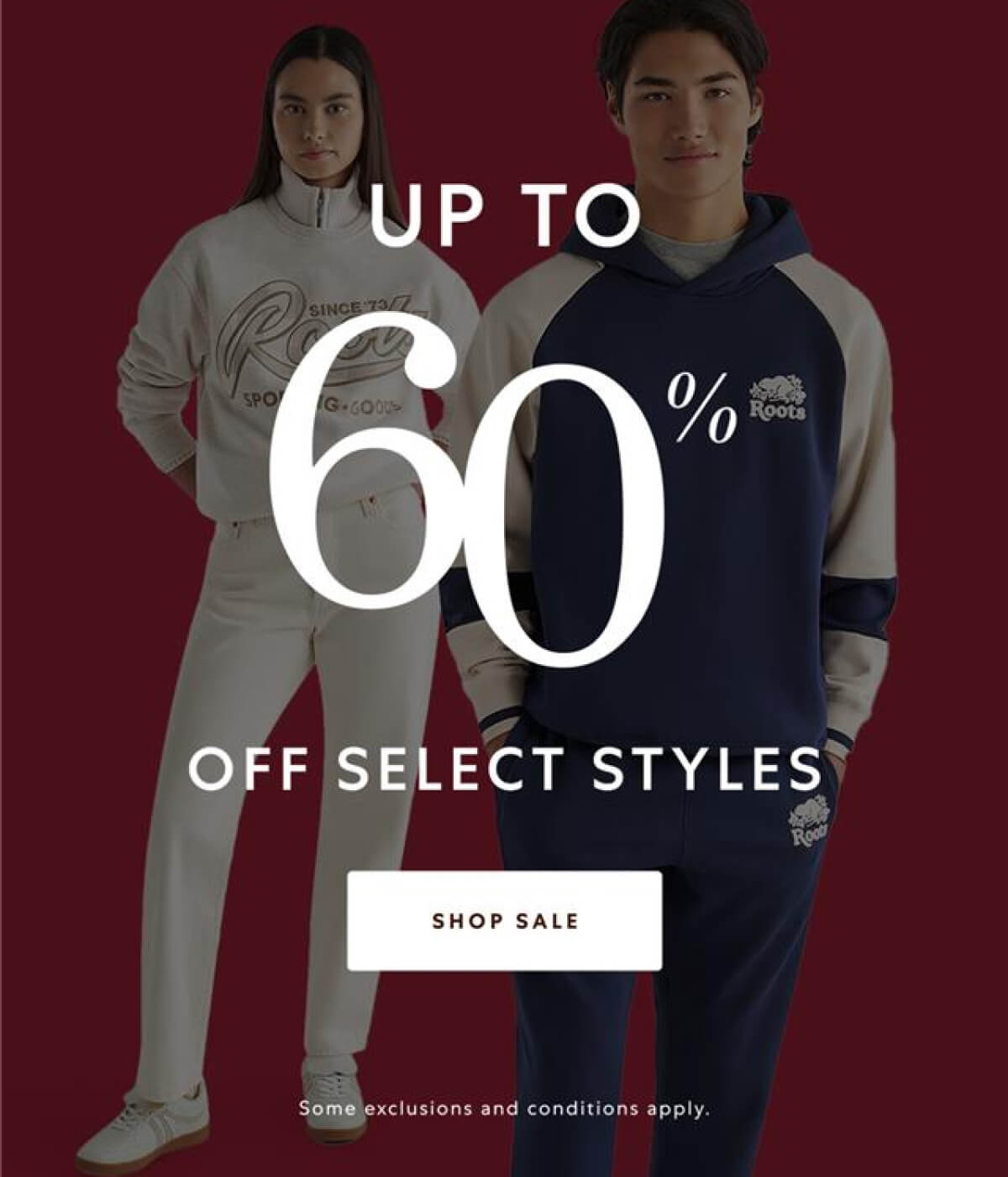 UP TO 60% OFF SELECT STYLES