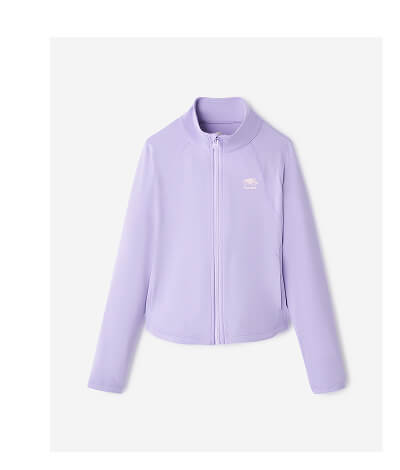 Girls Active Fitted Track Jacket