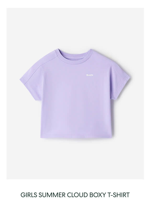 GIRLS SUMMER CLOUD BOXY T-SHIRT