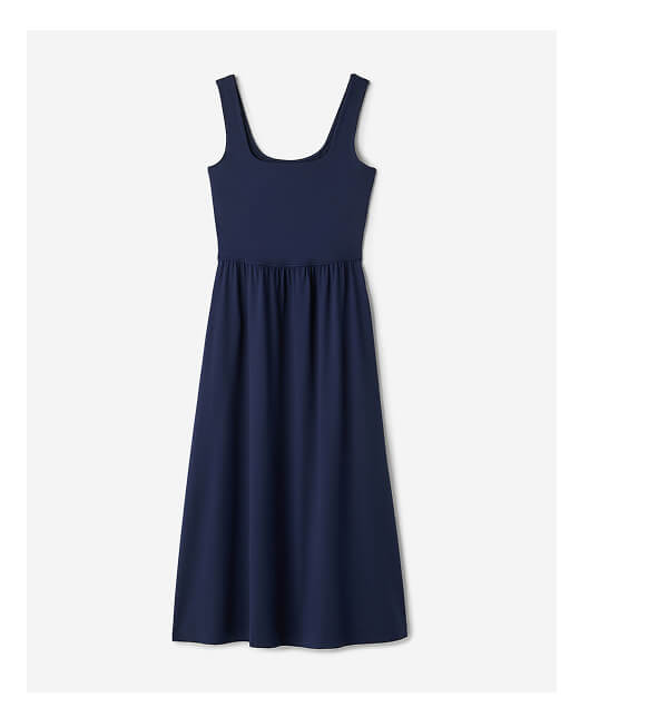 Renew Knit Square Neck Dress