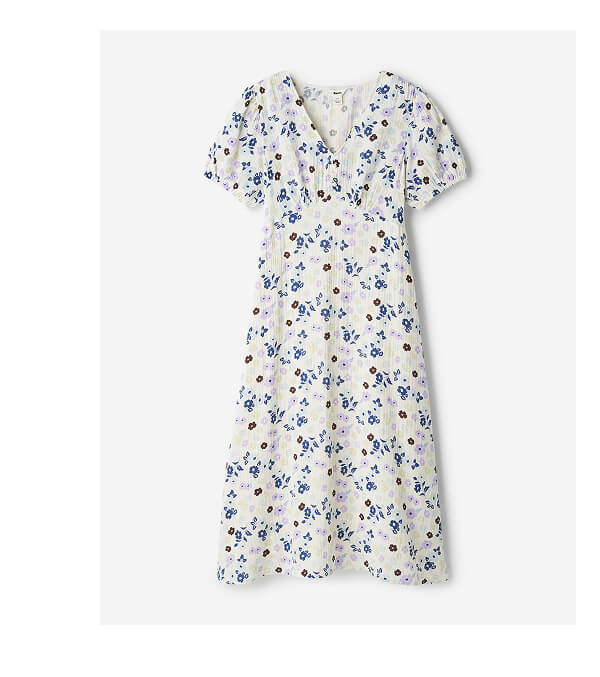 Isla Cotton Gauze Tea Dress