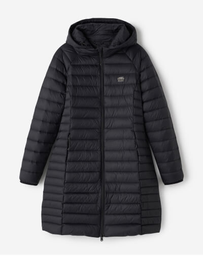 Roots Long Packable Down Jacket