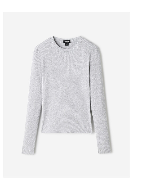 Roam Rib Fitted Long Sleeve Top