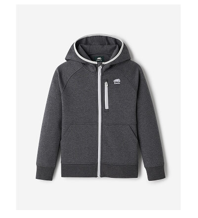 Kids Recover Interlock Full Zip Hoodie