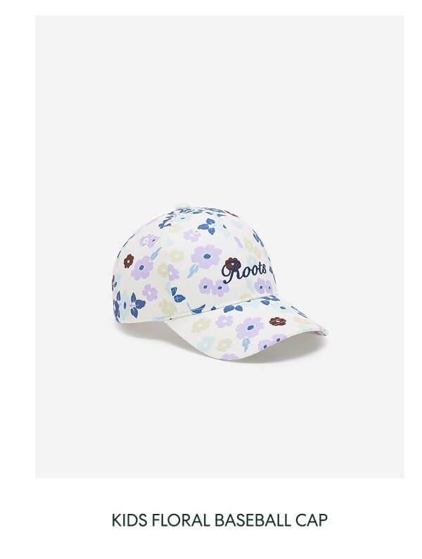KIDS FLORAL BASEBALL CAP