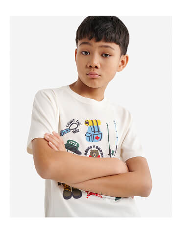 Kids Glow In The Dark Camp T-Shirt