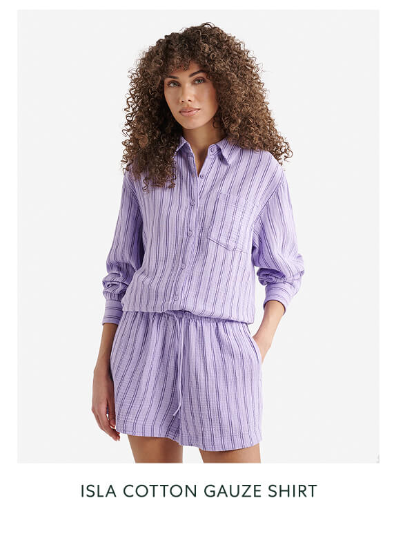 ISLA COTTON GAUZE SHIRT