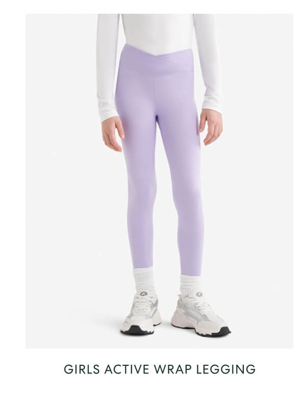 GIRLS ACTIVE WRAP LEGGING