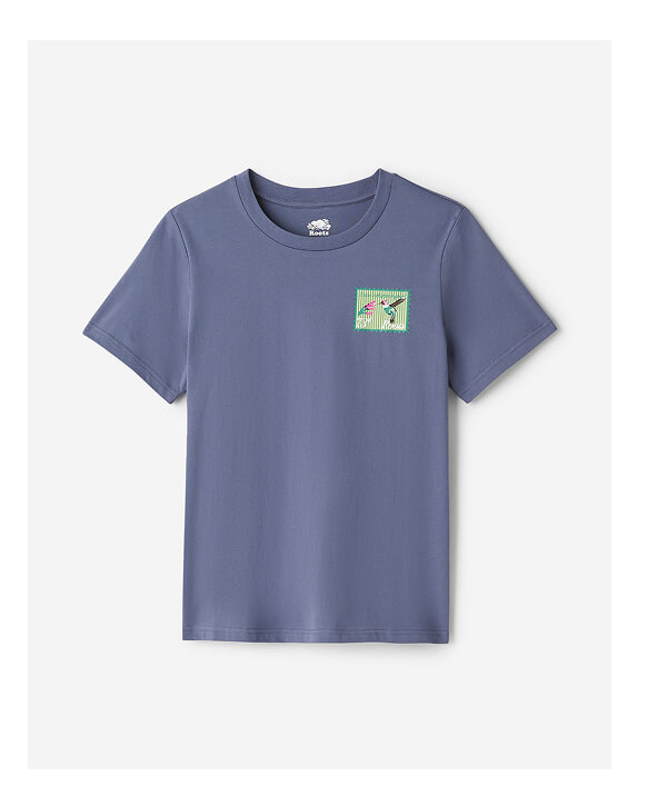 Womens Roots Spring Stamp T-Shirt