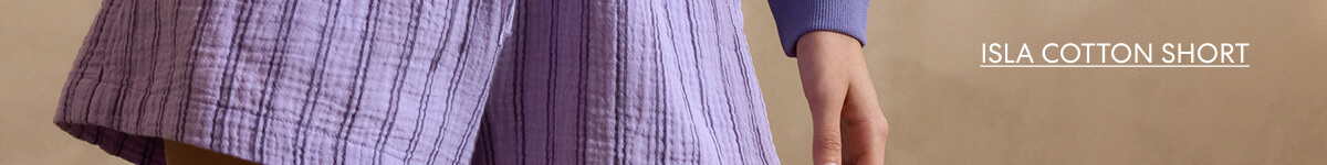 Isla Cotton Gauze Short 3 Inch