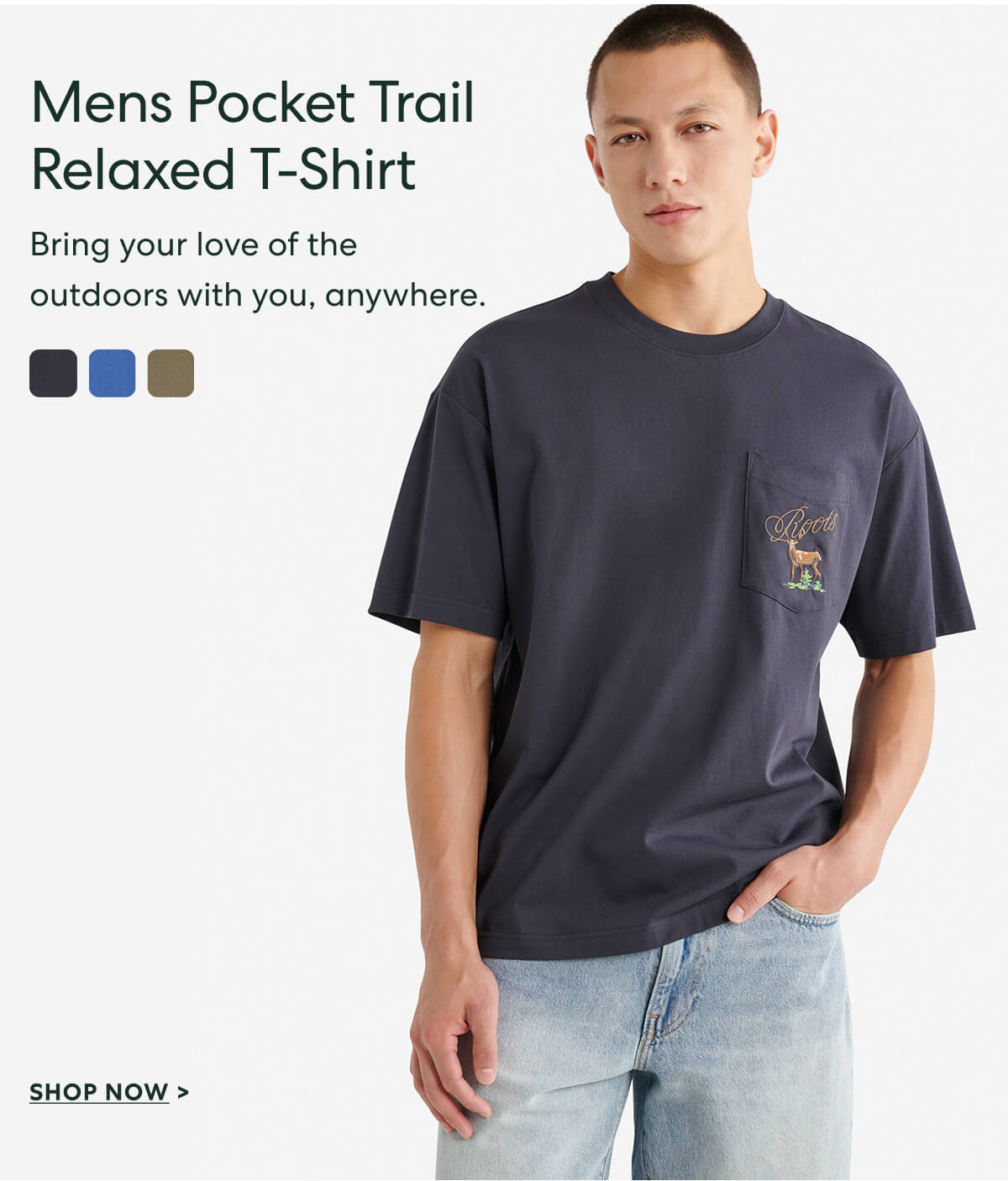 Mens Pocket Trail Relaxed T-Shirt