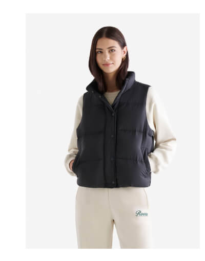 Roots Down Puffer Vest