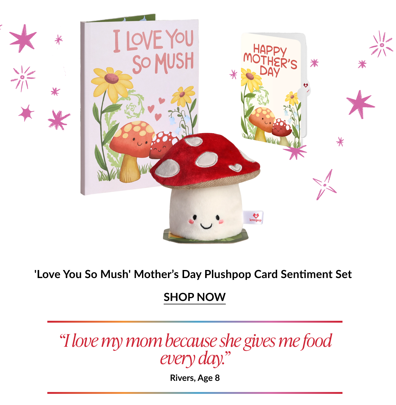 Product showcase encouraging last chance expedited shipping orders