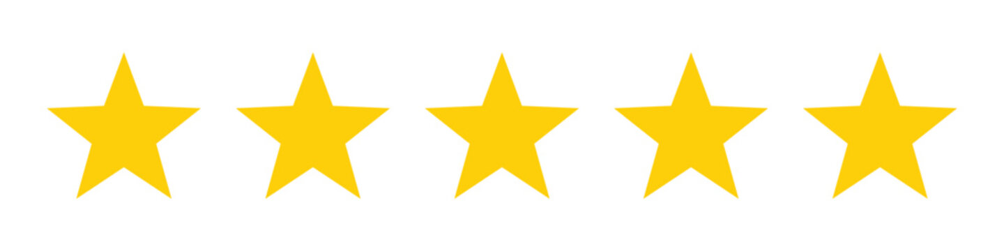 5-Star Reviews Badge