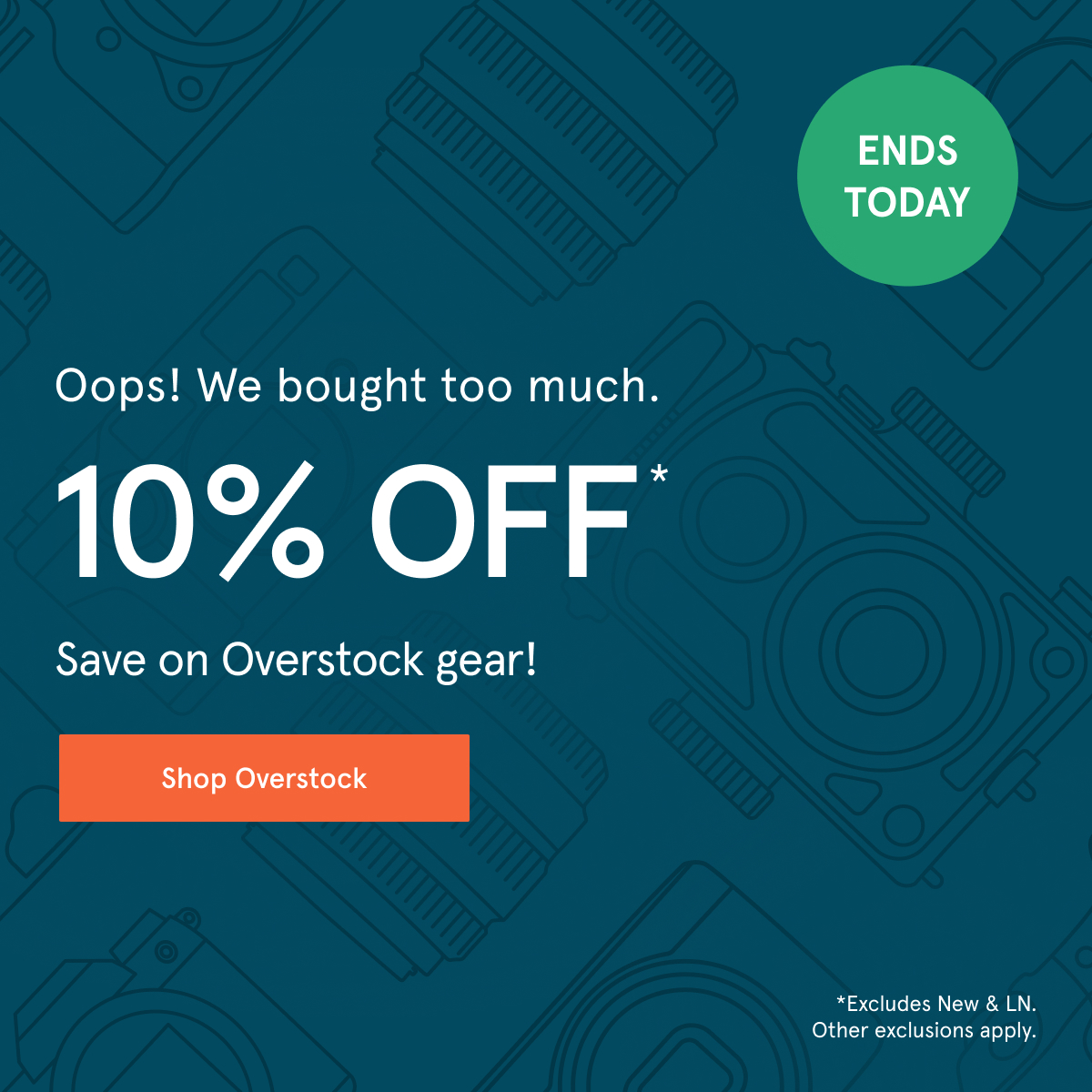 10% off overstock
