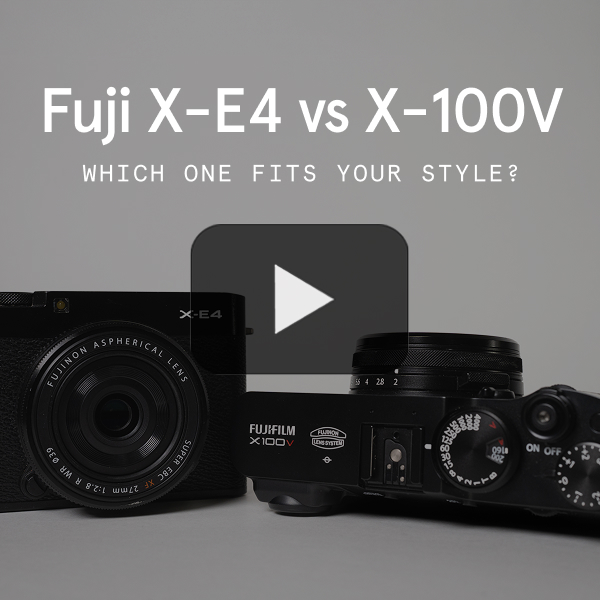 The Fujifilm X-E4 vs X-100V: Which Fits Your Style?