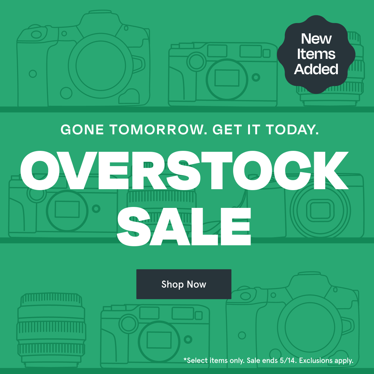 Shop the Overstock sale
