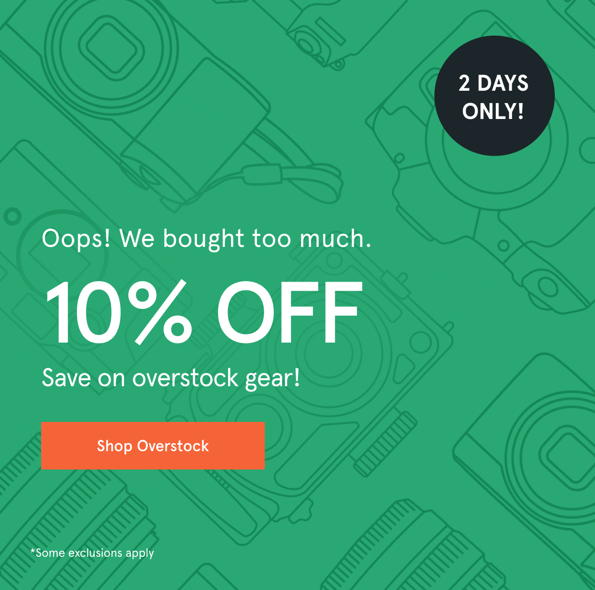 10% off overstock