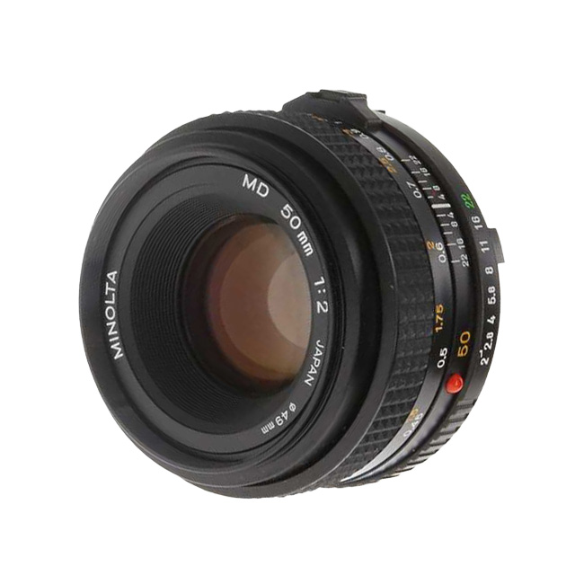 Minolta 50mm f/2 MD
