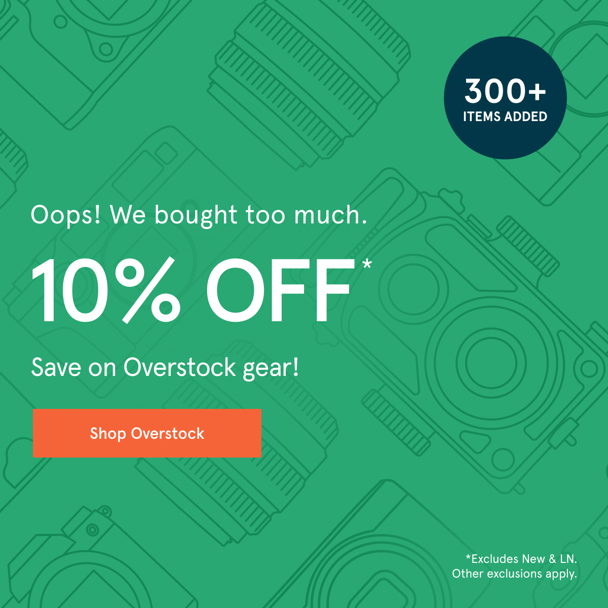 10% off overstock