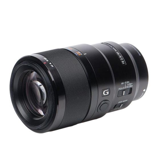 Sony FE 90mm f/2.8 Macro G OSS