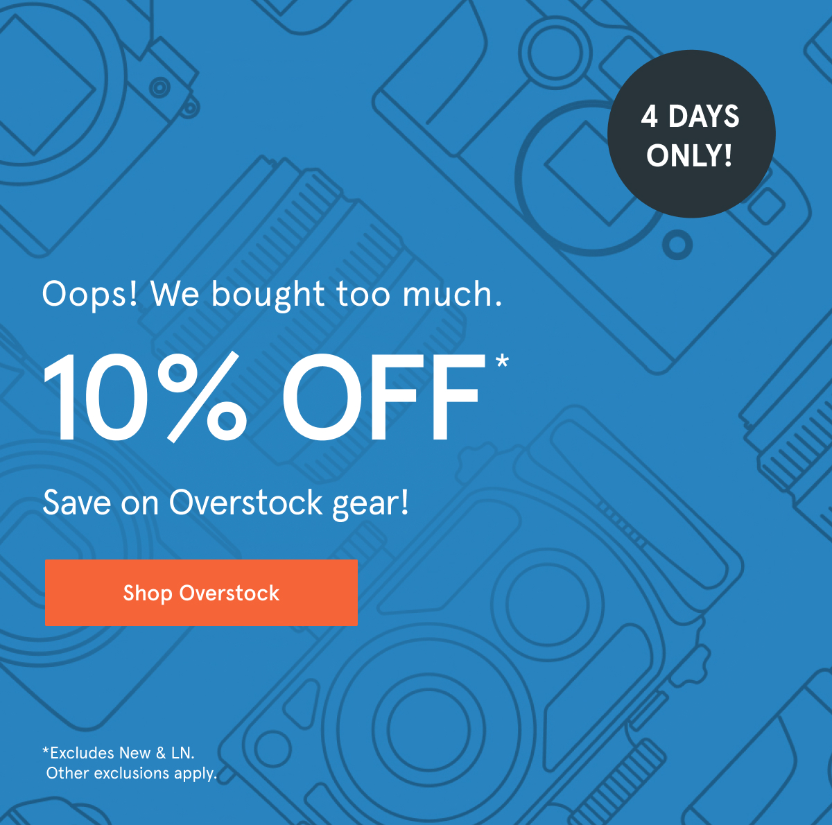 10% off overstock